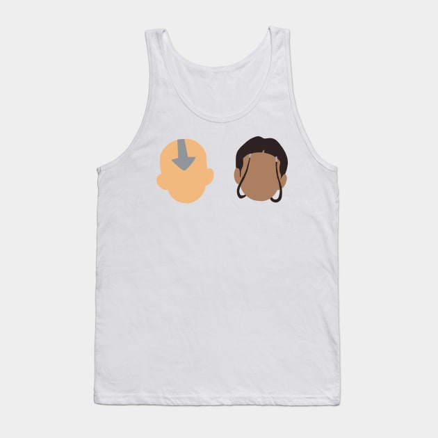 Kataang Ship Minimalist Face Tank Top by MillerDesigns